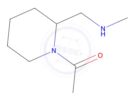 Chemical structure of 1-(2-((Methylamino)methyl)piperidin-1-yl)ethanone