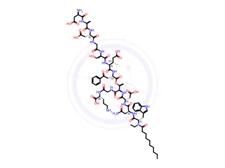 Chemical structure of Daptomycin Impurity 28