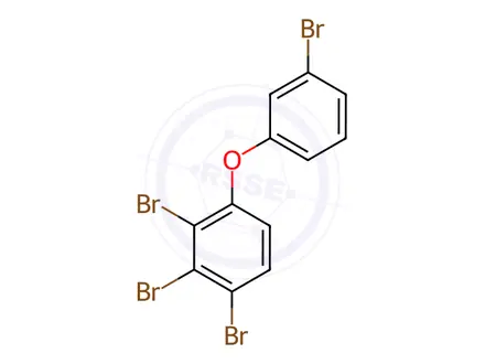 Chemical structure of 2,3,3',4-Tetrabromodiphenyl Ether