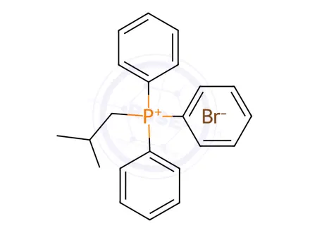 Chemical structure of Isobutyltriphenylphosphonium Bromide