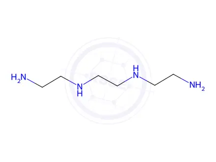Chemical structure of Triethylenetetramine