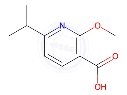 Chemical structure of 2-Methoxy-6-propan-2-ylpyridine-3-carboxylic acid