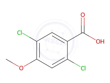 Chemical structure of 2,5-Dichloro-4-methoxybenzoic acid