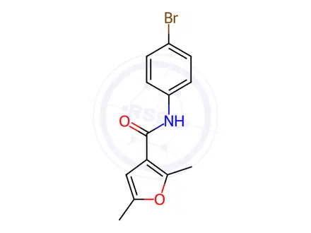 Chemical structure of n-(4-Bromophenyl)-2,5-dimethylfuran-3-carboxamide