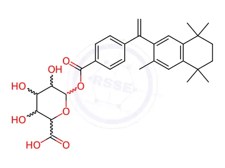 Chemical structure of Bexarotene Acyl Glucuronide