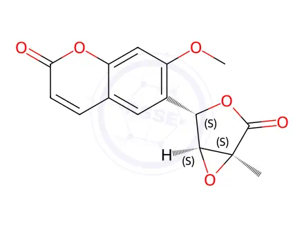 Chemical structure of Micromelin