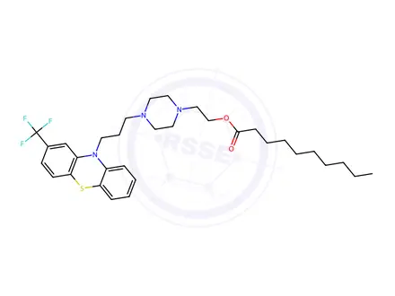 Chemical structure of Fluphenazine Decanoate Working Standard (Secondary Reference Standard)