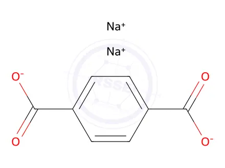 Chemical structure of DISODIUM TEREPHTHALATE