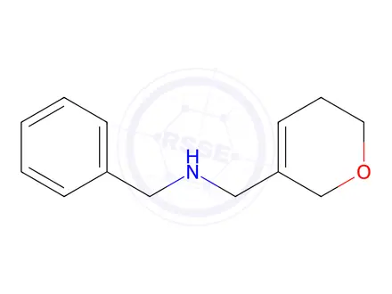 Chemical structure of Benzyl[(5,6-dihydro-2H-pyran-3-yl)methyl]amine