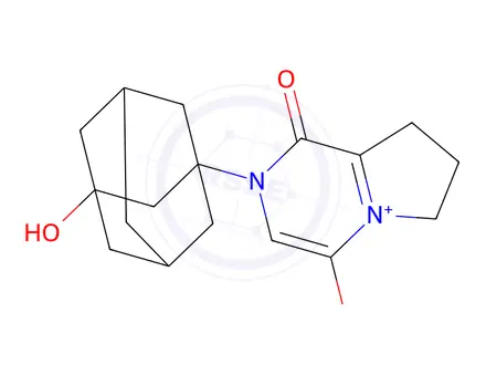 Chemical structure of Vildagliptin Impurity 157