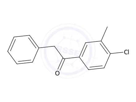Chemical structure of 1-(4-Chloro-3-methylphenyl)-2-phenylethanone