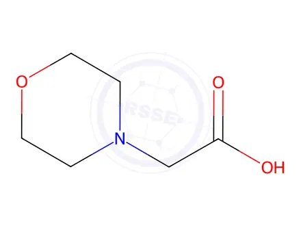 Chemical structure of Morpholin-4-yl-acetic acid