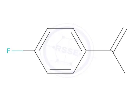 Chemical structure of Benzene, 1-fluoro-4-(1-methylethenyl)-