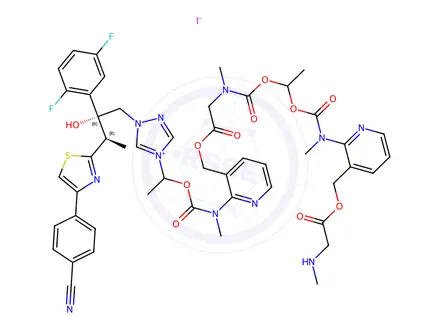 Chemical structure of Isavuconazole Impurity 101