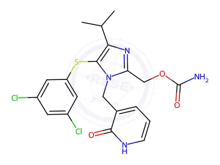 Chemical structure of Capravirine Impurity 10