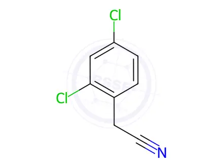 Chemical structure of 2,4-Dichlorophenylacetonitrile