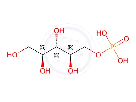 Chemical structure of D-Ribitol-5-phosphate
