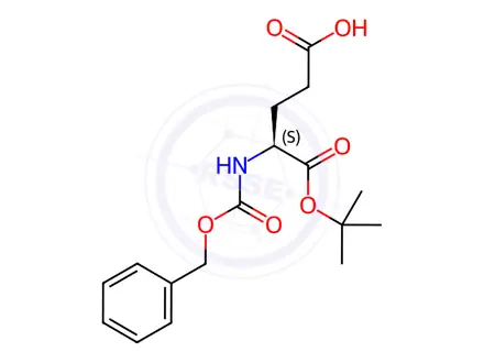Chemical structure of N-(Benzyloxycarbonyl)-L-glutamic Acid α-tert-Butyl Ester