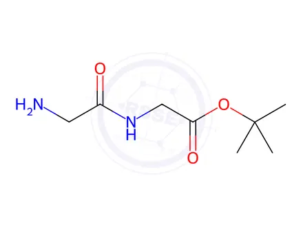 Chemical structure of Tert-Butyl 2-(2-aminoacetamido)acetate