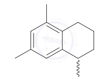 Chemical structure of 1,5,7-Trimethyl-1,2,3,4-tetrahydronaphthalene