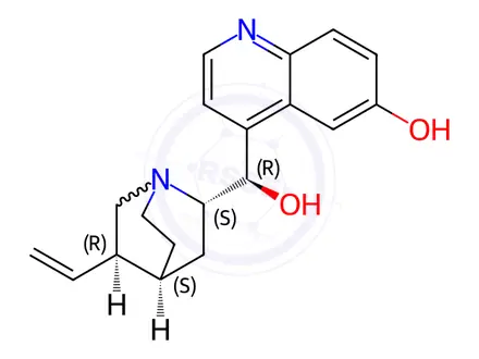 Chemical structure of O-Desmethyl Quinine