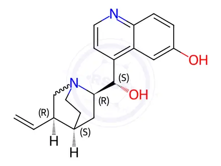 Chemical structure of O-Desmethyl Quinidine