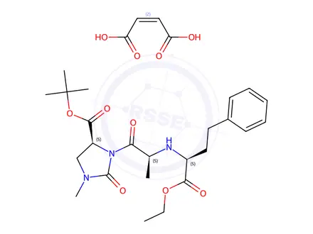 Chemical structure of Imidapril Maleate