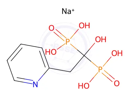 Chemical structure of Risedronate Related Compound A-monosodium salt