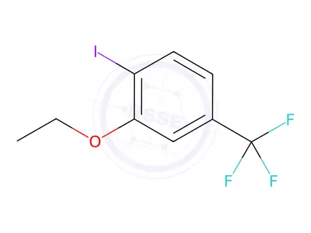 Chemical structure of 2-Ethoxy-1-iodo-4-(trifluoromethyl)benzene