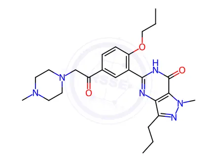 Chemical structure of Acetildenafil Impurity 9