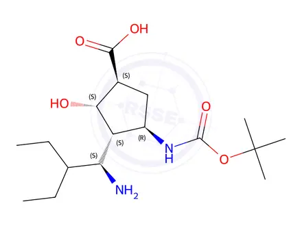Chemical structure of Peramivir Impurity 131