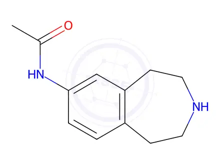 Chemical structure of N-(2,3,4,5-Tetrahydro-1H-benzo[d]azepin-7-yl)acetamide