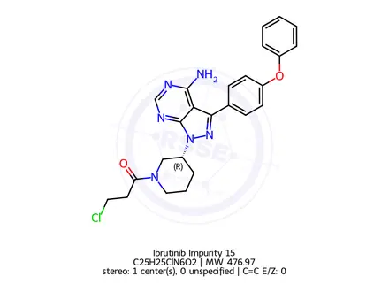 Chemical structure of Ibrutinib Impurity 512