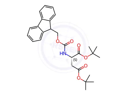 Chemical structure of Fmoc-Asp(OtBu)-OtBu