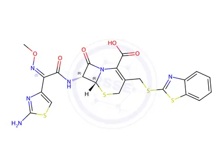 Chemical structure of Cefotaxime Impurity 23