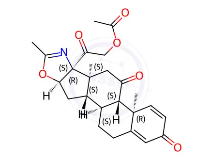 Chemical structure of Deflazacort Impurity 20