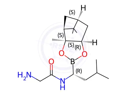 Chemical structure of Ixazomib Citrate Impurity 8