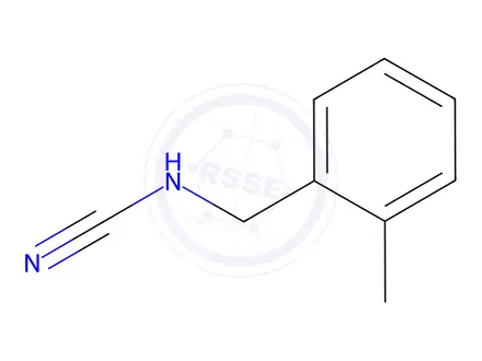 Chemical structure of N-(2-methylbenzyl)cyanamide