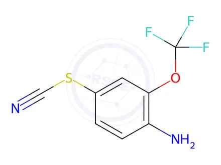 Chemical structure of 4-Thiocyanato-2-(trifluoromethoxy)aniline