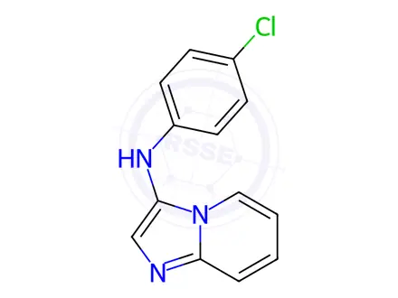 Chemical structure of N-(4-Chlorophenyl)imidazo[1,2-a]pyridin-3-amine