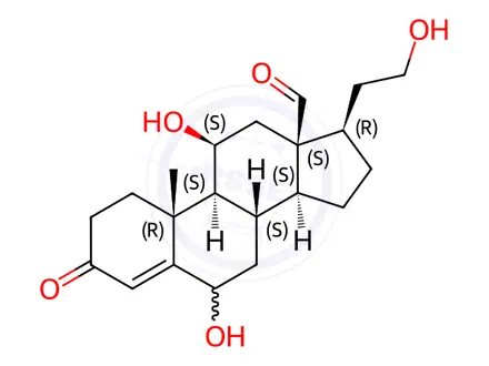 Chemical structure of Aldosterone Impurity 13