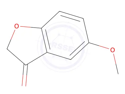 Chemical structure of 5-Methoxybenzofuran-3(2H)-one
