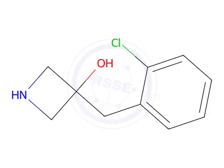 Chemical structure of 3-(2-Chlorobenzyl)azetidin-3-ol