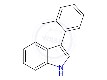 Chemical structure of 3-(o-Tolyl)-1H-indole