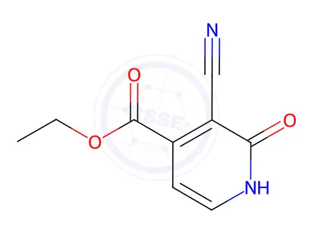 Chemical structure of ISONICOTINIC ACID, 3-CYANO-1,2-DIHYDRO-2-OXO-, ETHYL ESTER