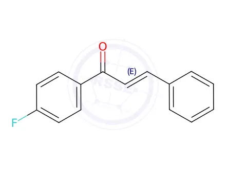 Chemical structure of 4'-Fluorochalcone
