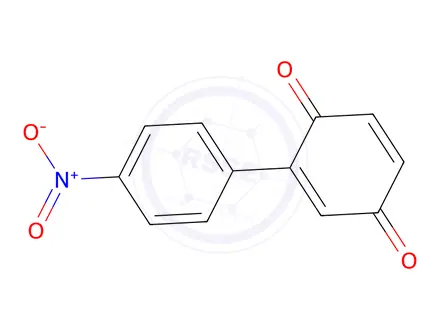 Chemical structure of 2-(4-NITROPHENYL)BENZO-1,4-QUINONE