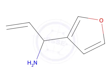 Chemical structure of 1-(Furan-3-yl)prop-2-en-1-amine