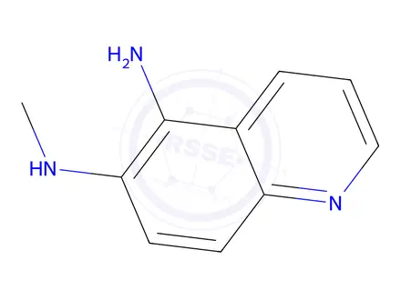 Chemical structure of 5-Amino-6-(methylamino)quinoline