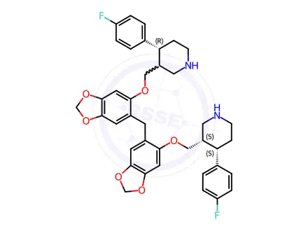 Chemical structure of Paroxetine Hydrochloride Impurity 107
